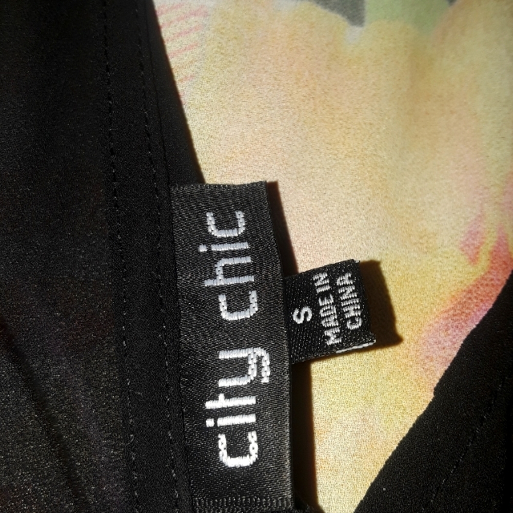 Cover up sheer high to low dress.